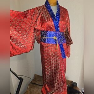 Traditional Kimono Robe Please See Pics For Measurements